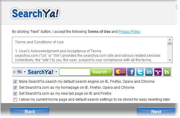 SearchYa! Web Search